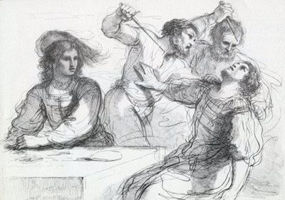 Litigio per un gioco, 1764 da Francesco Bartolozzi